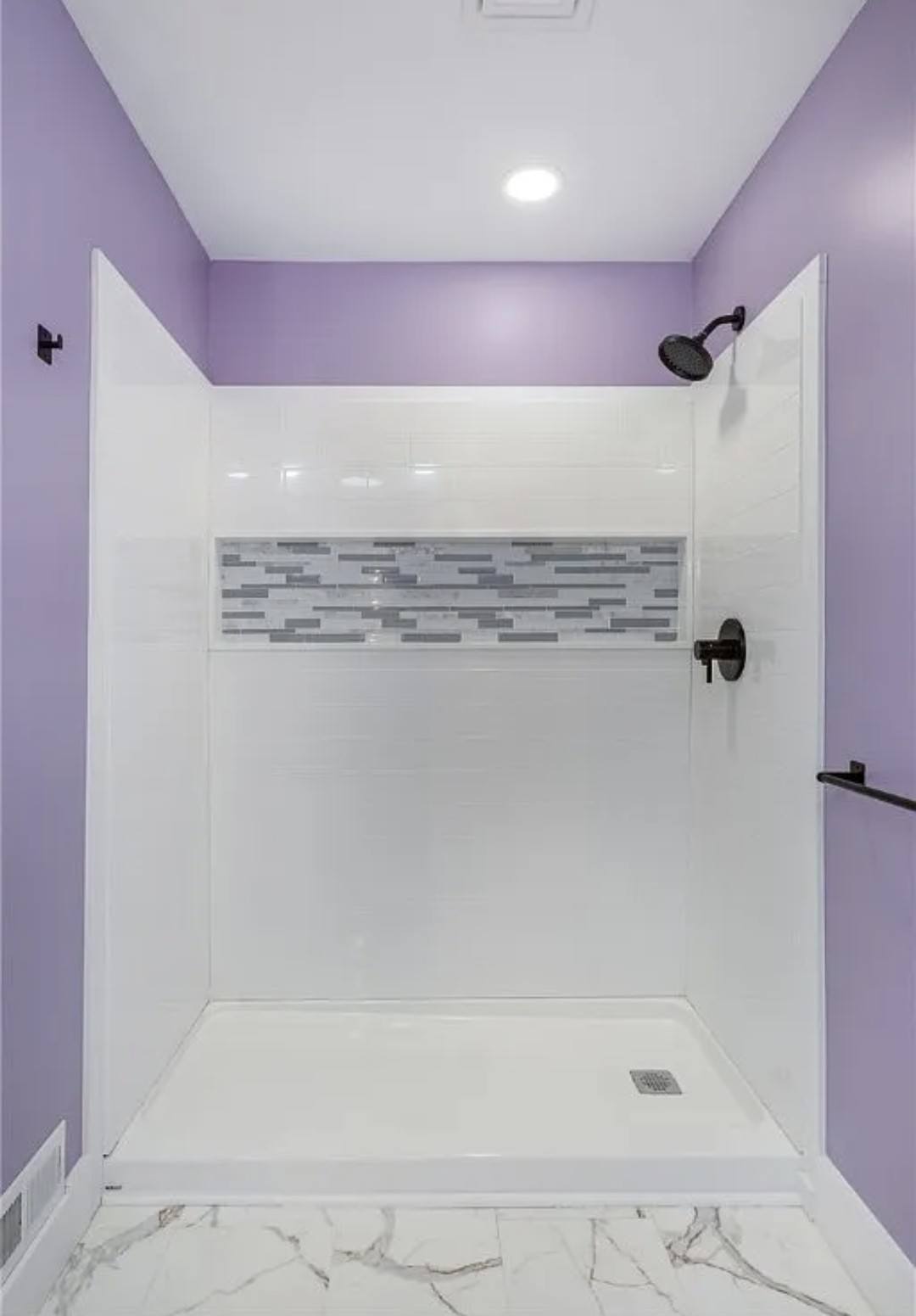 Walk-in shower remodel