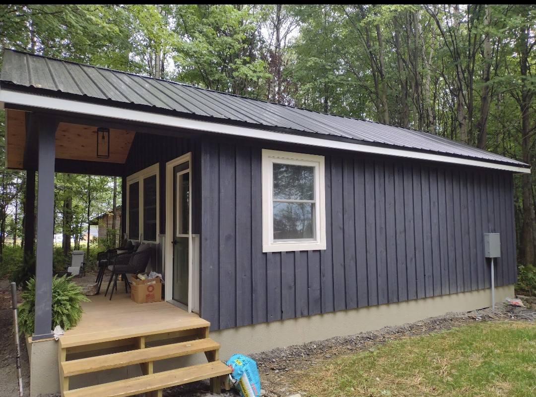 Custom cabin exterior