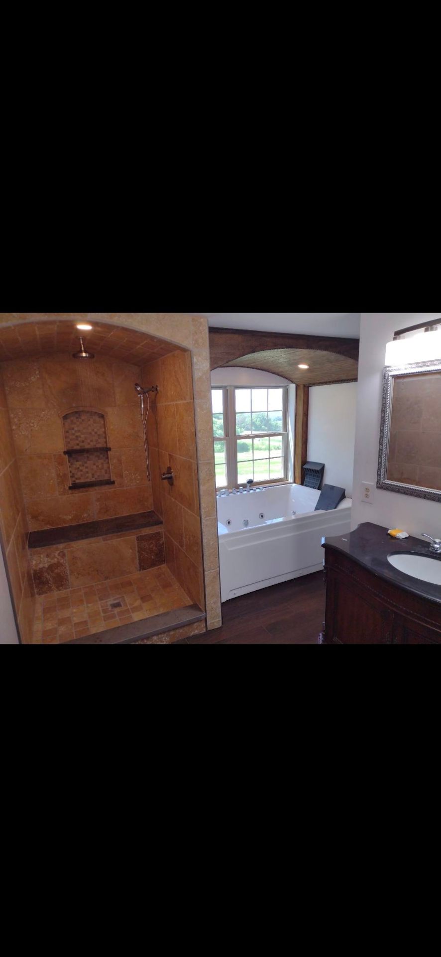 Luxury spa bathroom